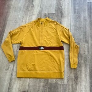 NWOT Publish Brand Urban Fashion Men XL Sweatshirt Pullover Zip Mustard Yellow